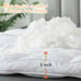 3 Inch Memory Foam Mattress Topper Twin Size, Premium Fluffy & Soft