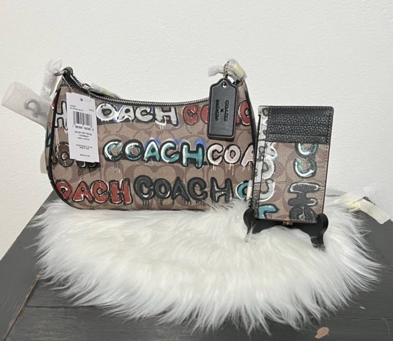 COACH Teri Shoulder Crossbody bag & Zip CardCase Authentic NEW!!