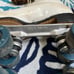 Vintage Sure Grip Super X 5R White Leather Roller Skates Sz 7.5 Women's
