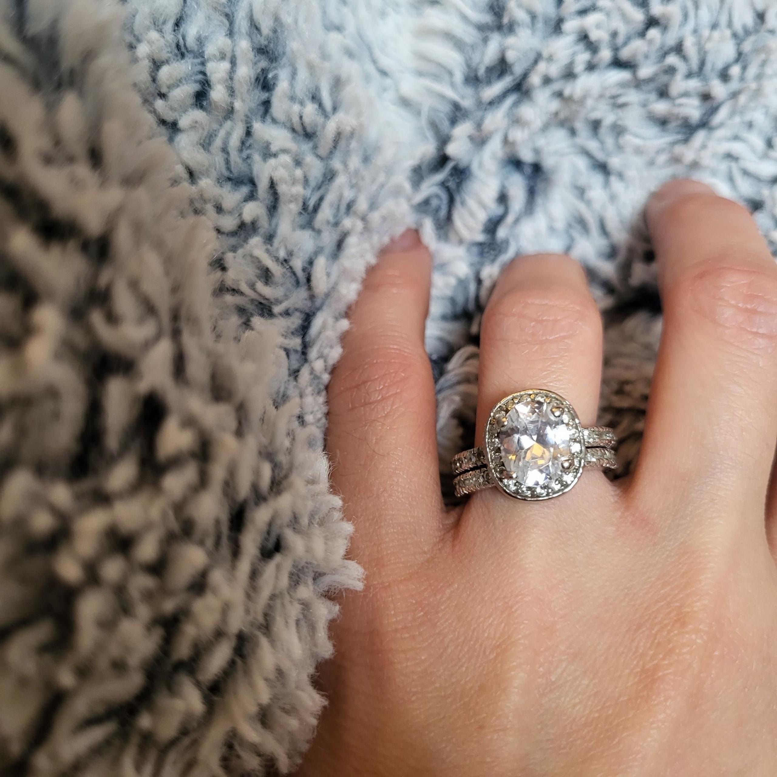 Ross-Simons Womens wedding Ring set size 7