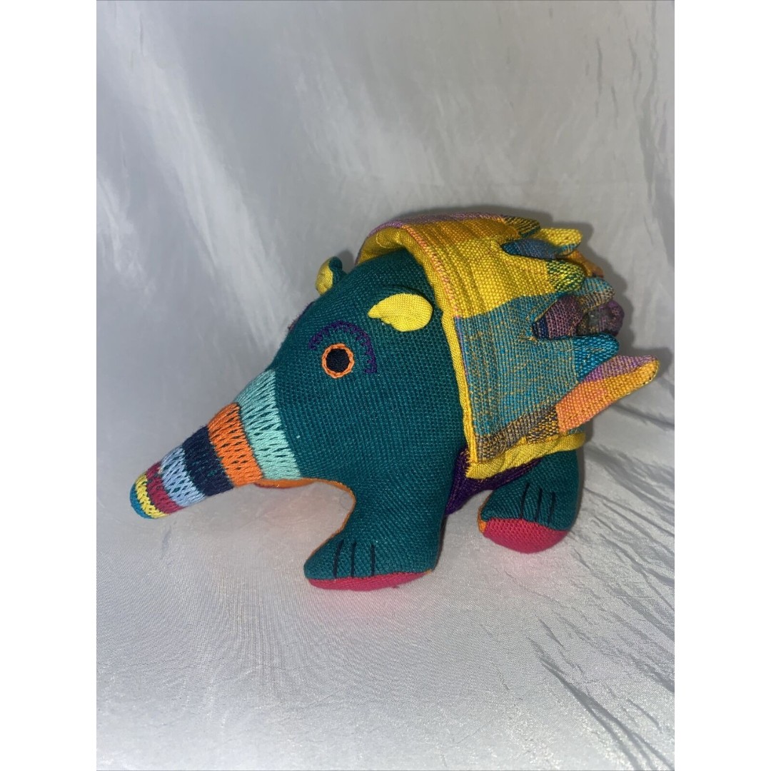Barbara Samsoni Australian Spiny Anteater Hand Made Woven And Dyed Plush RARE 6”