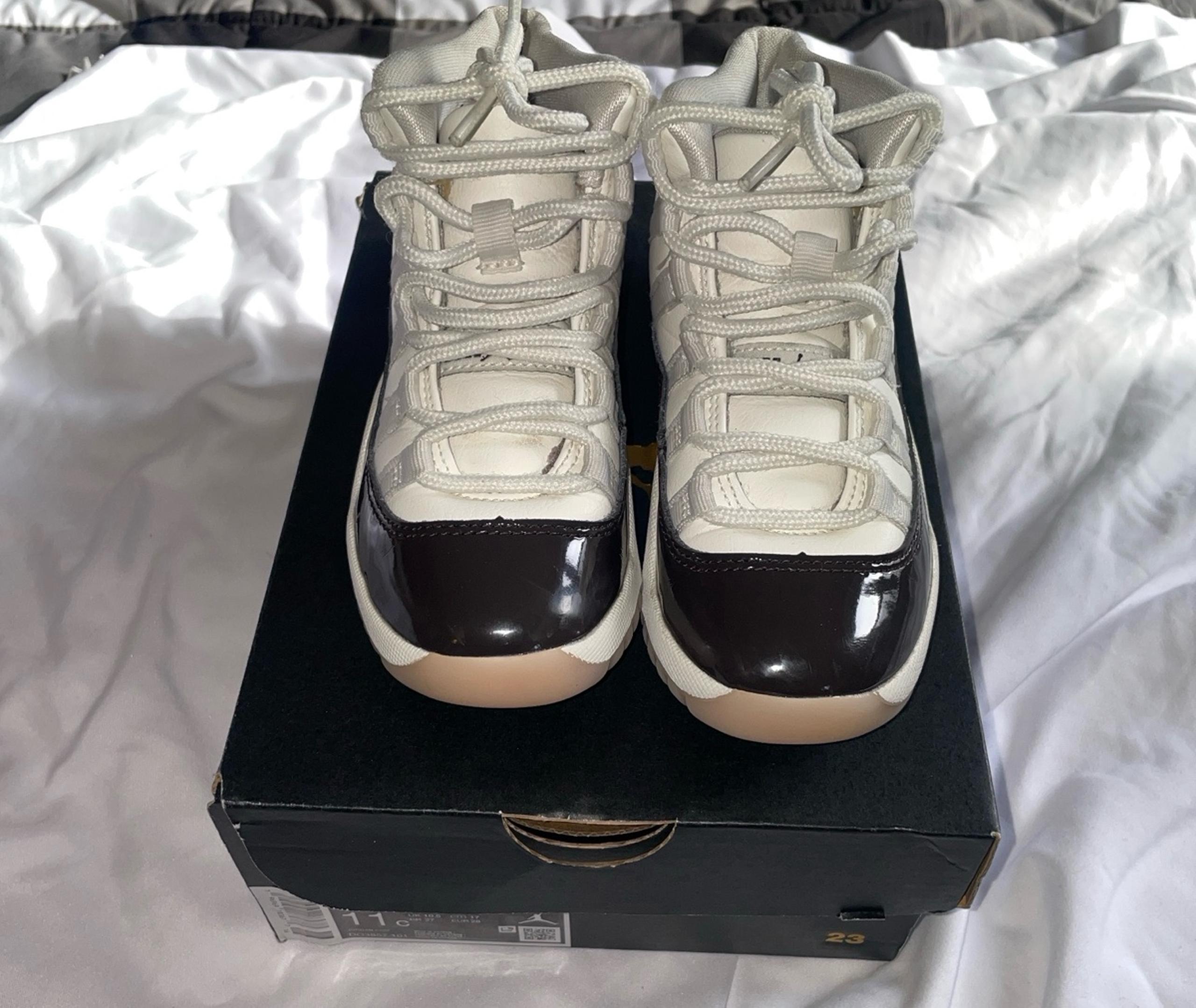 Nike Air Jordan 11 Retro ‘Neapolitan Brown’ Kids Sneakers
