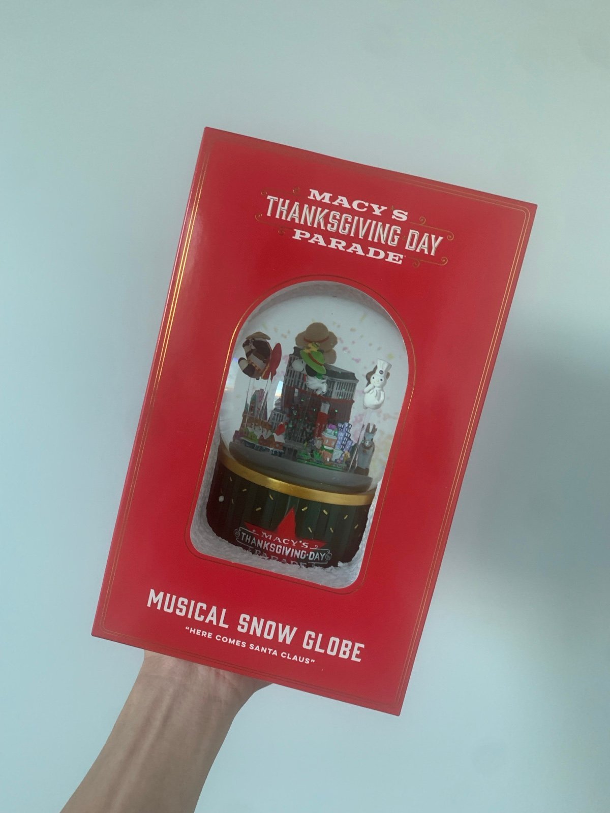 Macy’s 2024 Thanksgiving Day Parade Musical Water Globe Exclusive Collectible