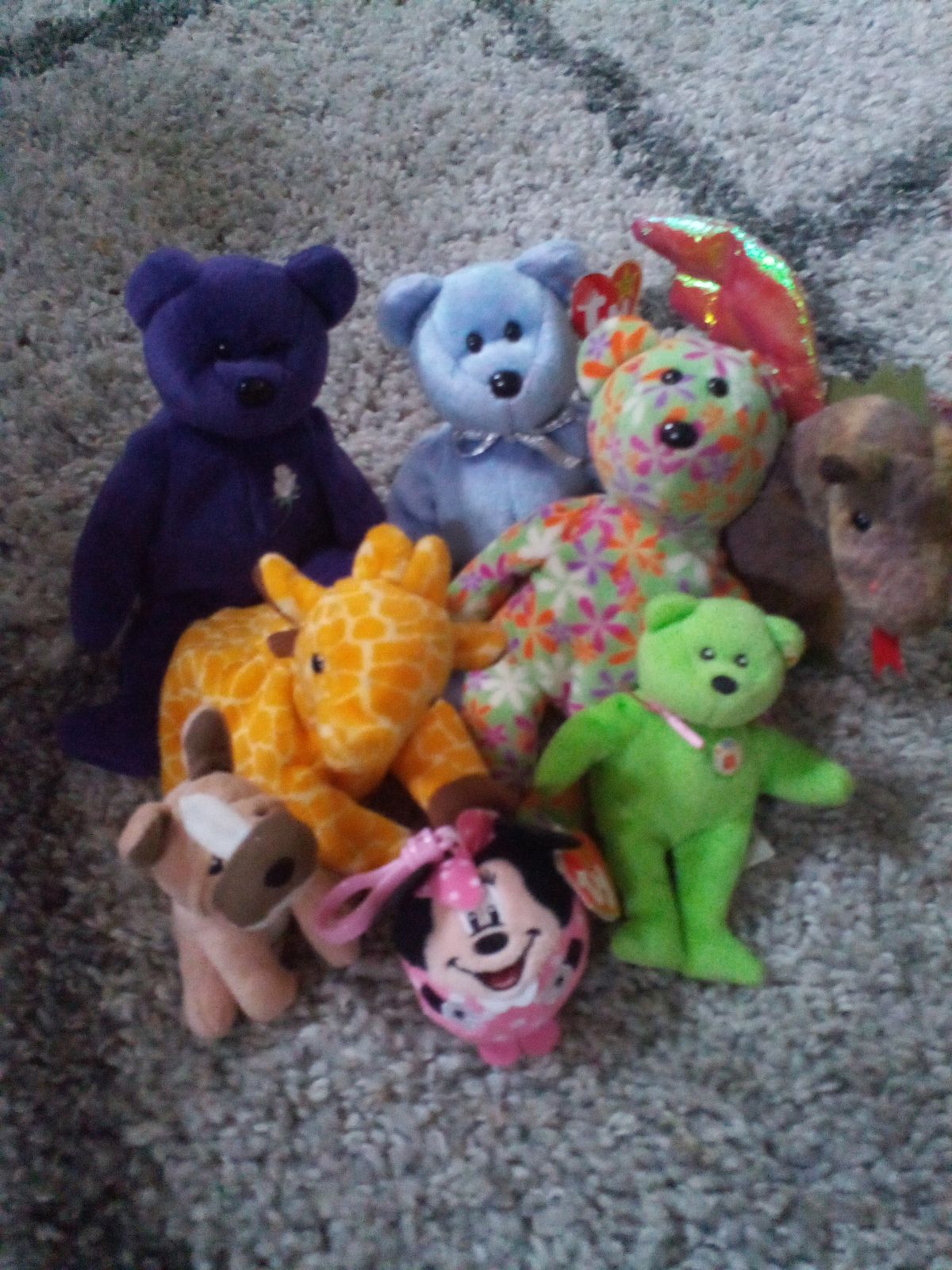 Lot beanie babies