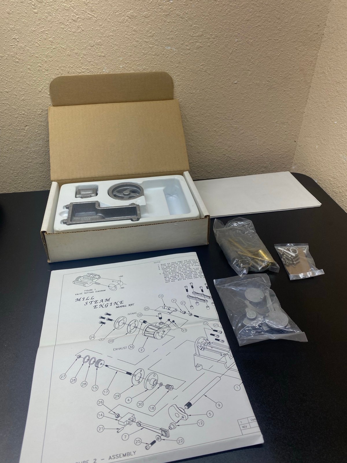 P.M. Research Stationary Steam Mill Engine #3 Assembly *NEW*