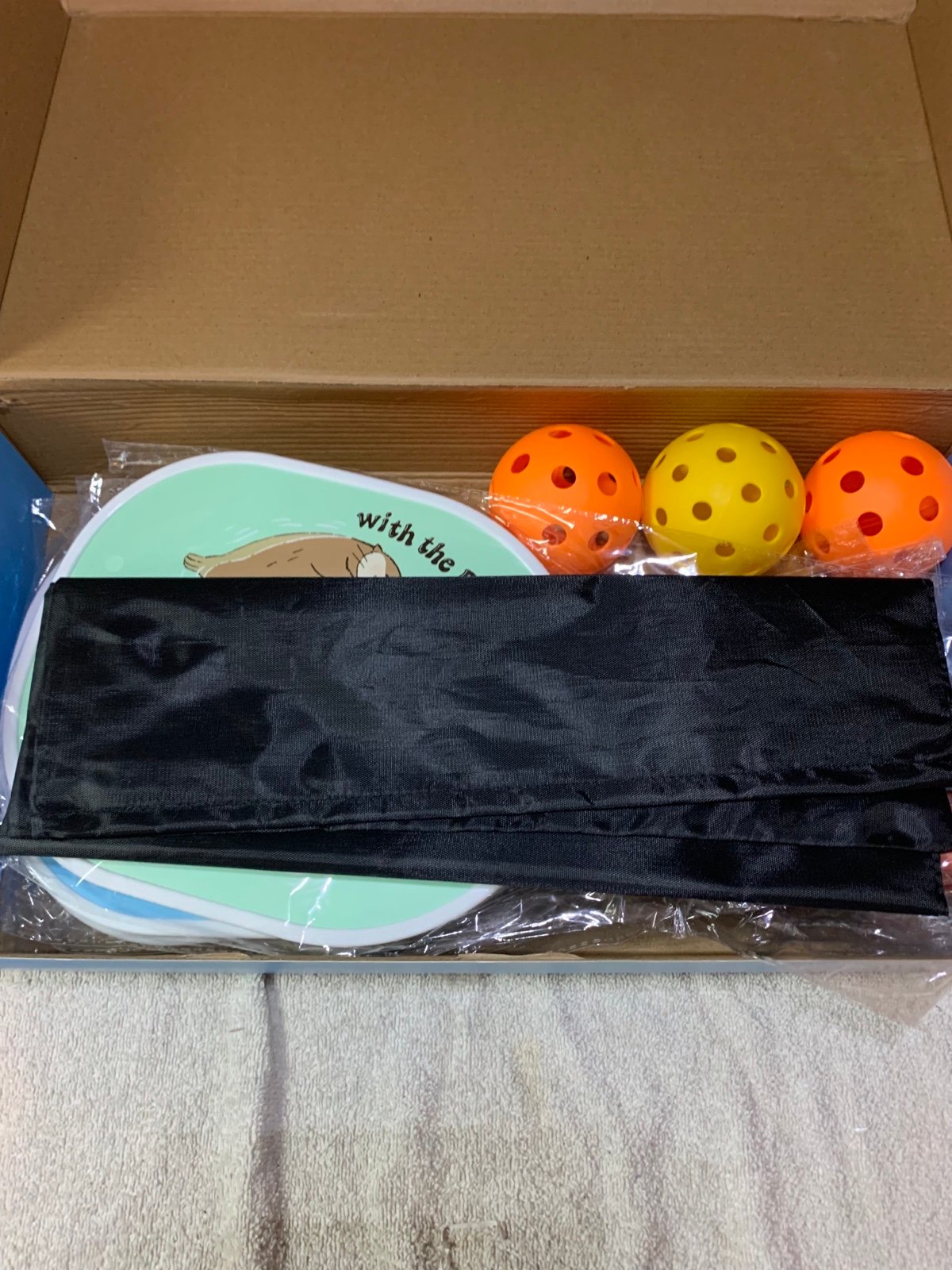 Xenia’s Gifts 4 Pickleball Paddles Open box original box never been used