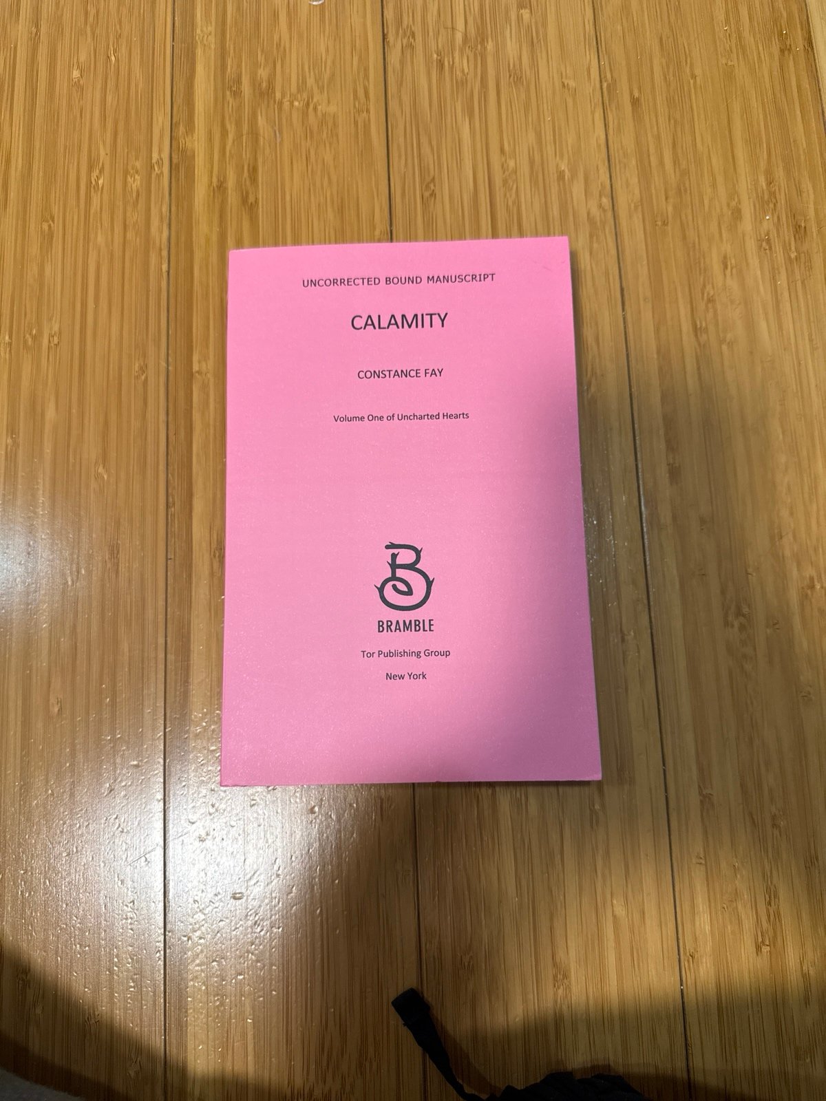 US Calamity Manuscript
