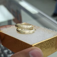10kt Real Gold Hoop Earring for women