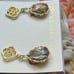 Kendra Scott Kenzie Nude Abalone Logo Clip Earrings