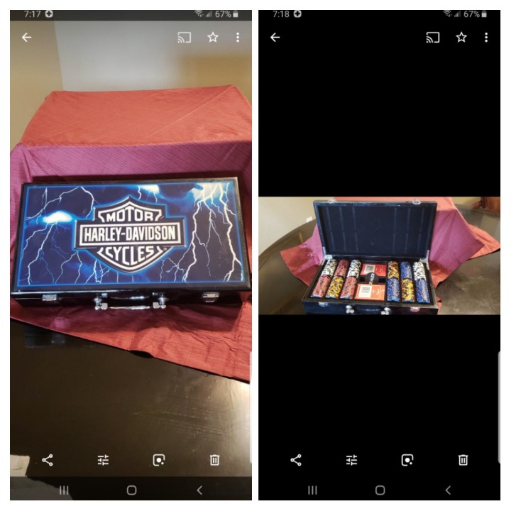 Harley Davidson Poker Kit Set