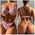 NEW sensual embroidery transparent lingerie set