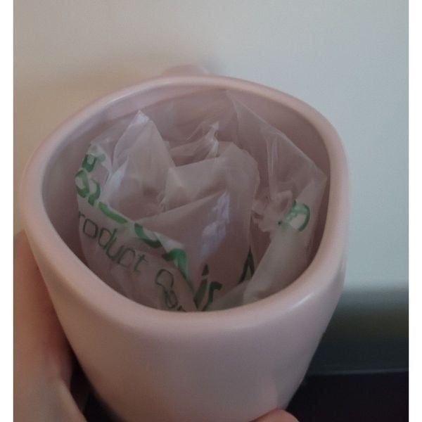 Rae Dunn Candy Hearts Valentines Day Mug - detail