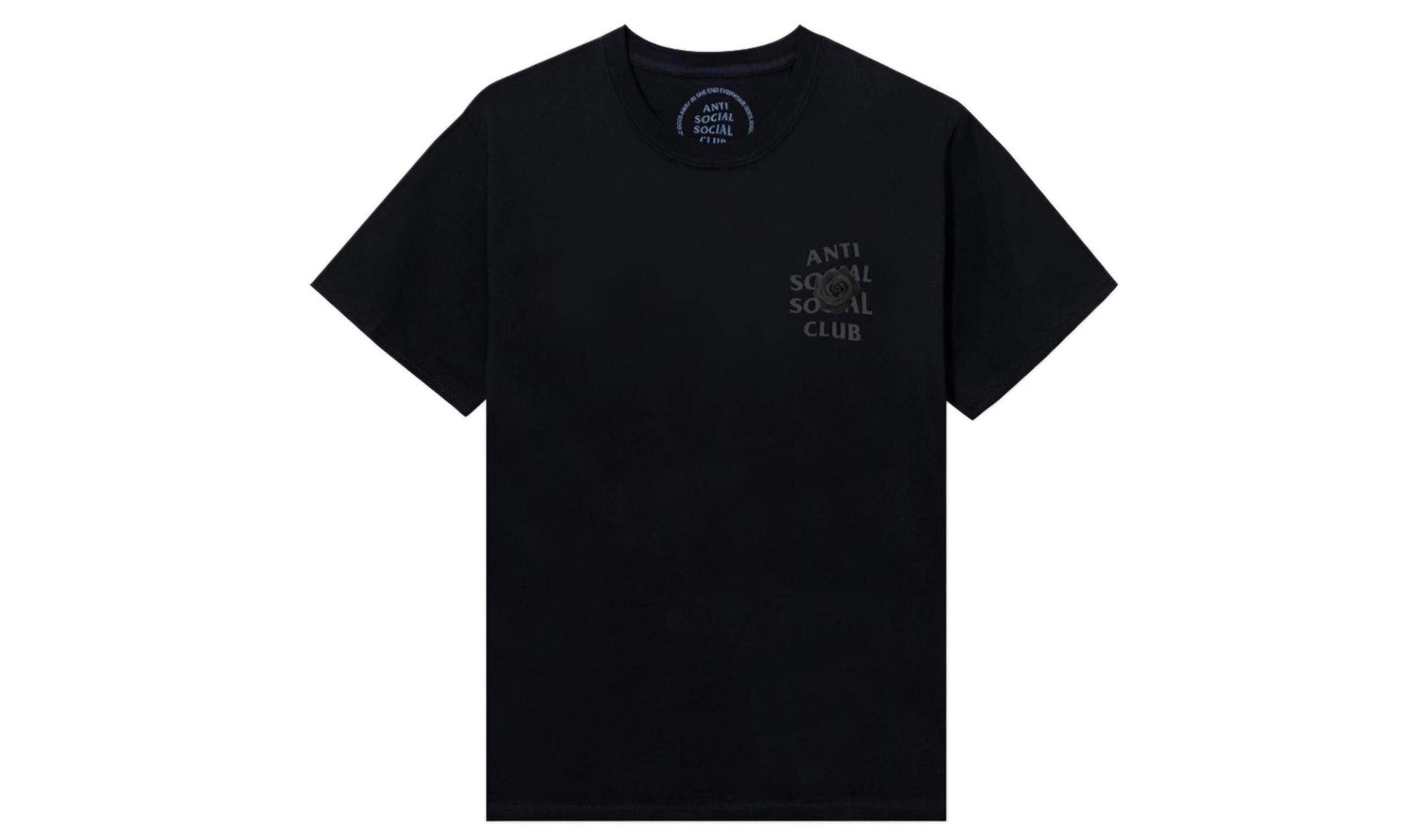 Anti Social Social Club Bat Emoji F&F T-Shirt Black New 2XL 100% Authentic