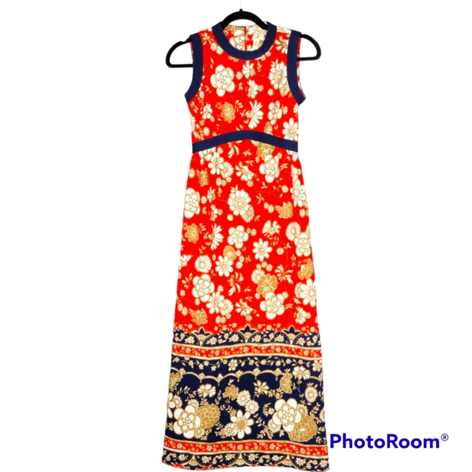 Vintage Leslie Fay Maxi Dress SZ XS