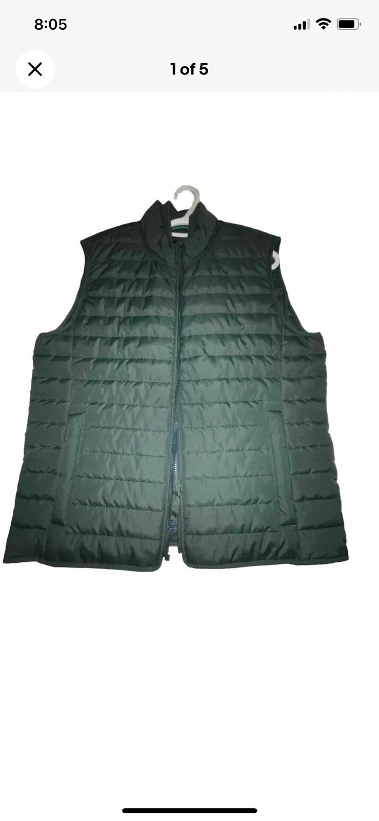 Mens J.Crew men’s Puffer vest NWOT- Large