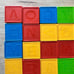 Vintage Tupperware Busy Blocks ABC Toys Alphabet Set Nostalgia Green Red Blue 25