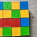 Vintage Tupperware Busy Blocks ABC Toys Alphabet Set Nostalgia Green Red Blue 25