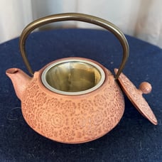 Japanese Cast Iron Tea Pot Cherry Blossom Pattern