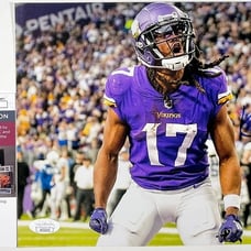 NFL K.J. Osborn Signed Minnesota Vikings 8x10 Photo B Autograph JSA COA