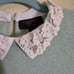 Charter Club 100% Cashmere Mint Unique 3D Flower Collar Blouse Sweater Size S