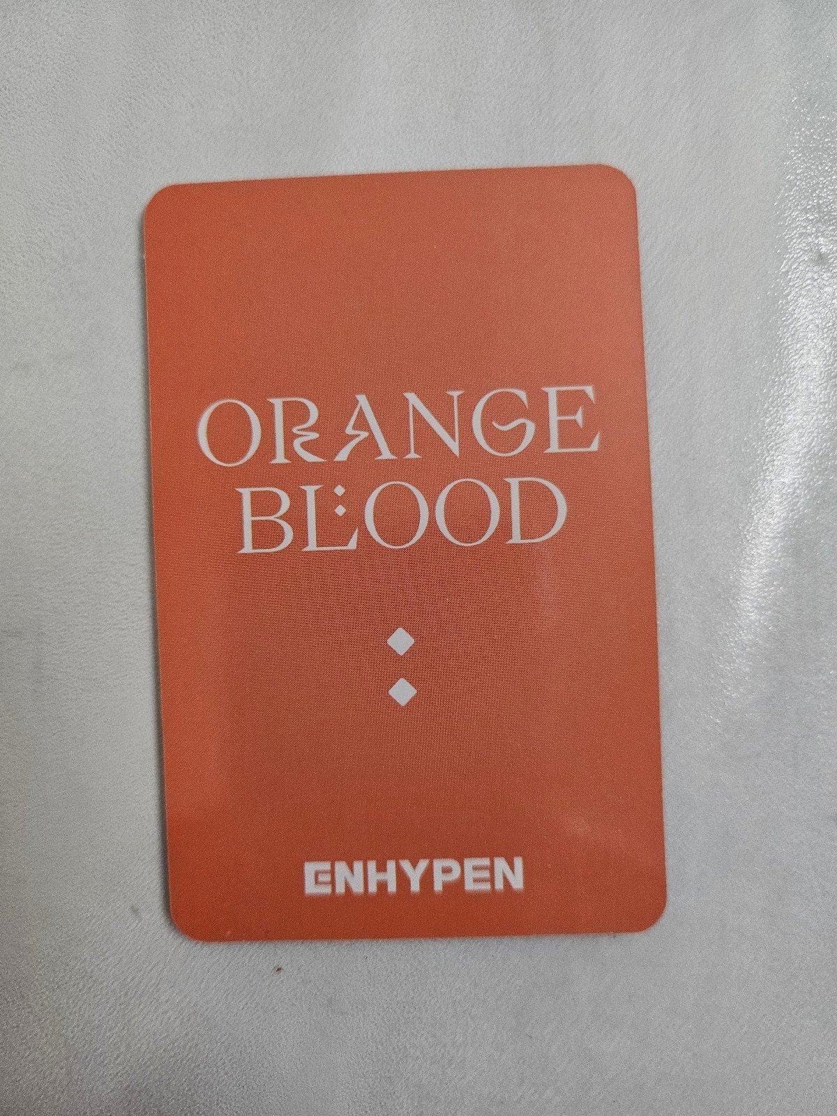 ENHYPEN JaKE ORANGE BLOOD GS25 official photocard 10500yen