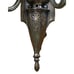 Antique Art Deco Bronze Electric Wall Sconce Ornate Heavy 2 Arm Light