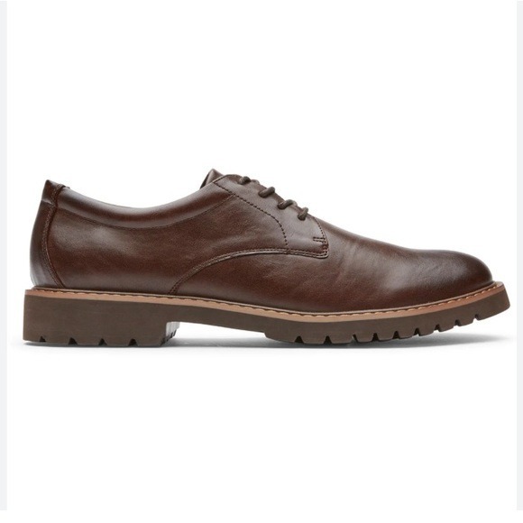 Rockport Kevan oxford leather shoes brown size 10
