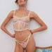 For Love and lemons floral frenzy bustier Pastel yellow top