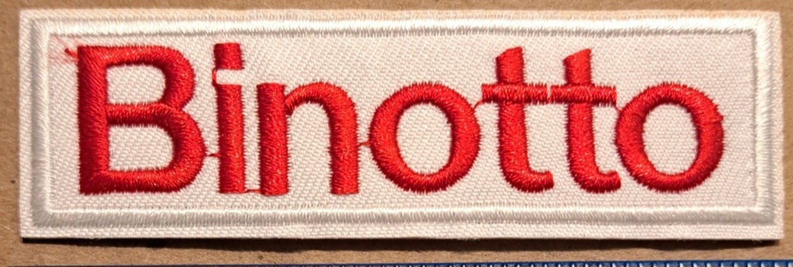 Formula 1 Binotto embroidered Iron on patch 4 ct.