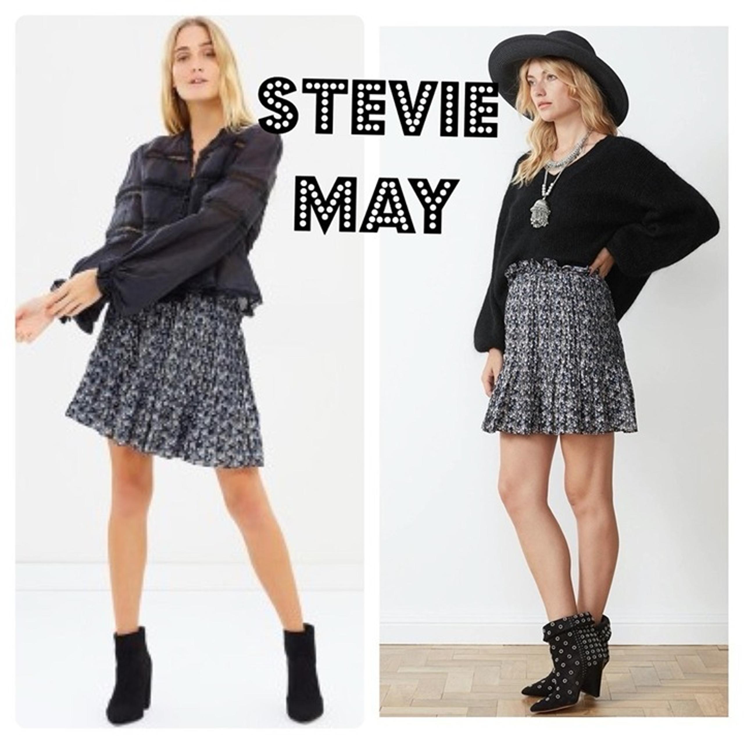 Stevie May Acacia Skirt rose ruffle metallic boho