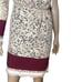 NWT MSGM One-Shoulder Lace Beige Dress (018)