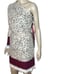 NWT MSGM One-Shoulder Lace Beige Dress (018)