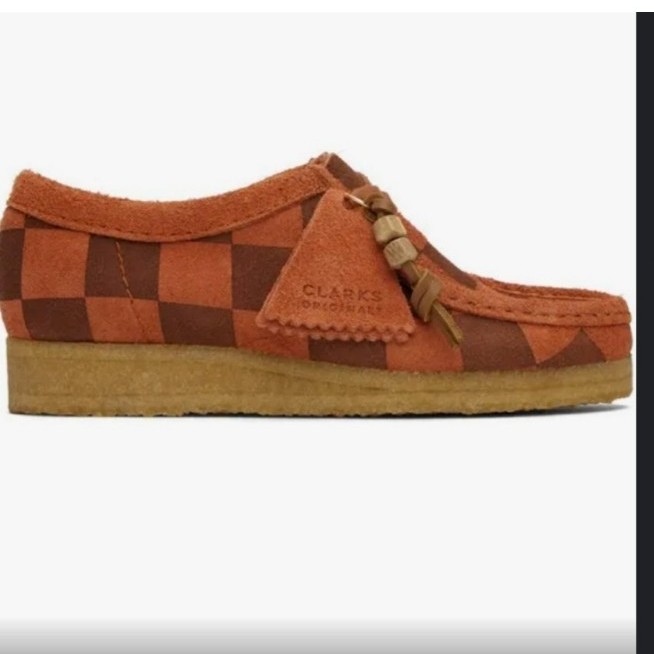 New clarks original checkered wallabee