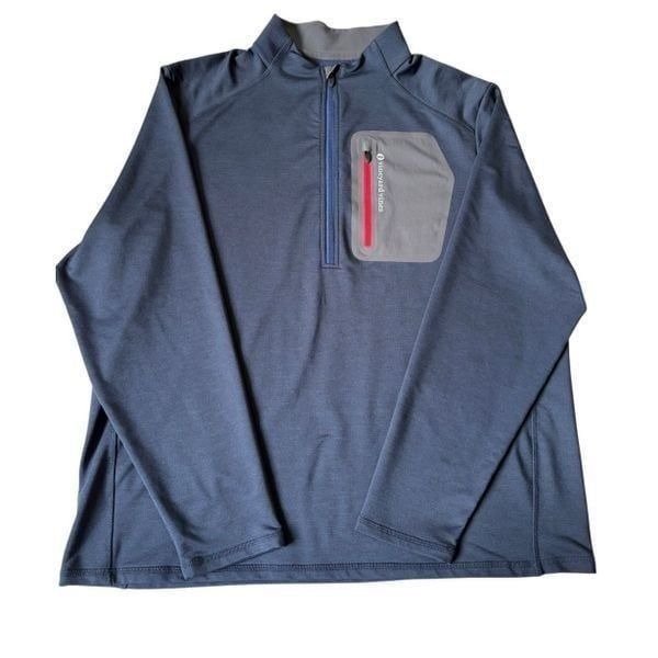 Vineyard Vines Men’s Performance Long Sleeve Shirt size XL Blue Quarter Zip