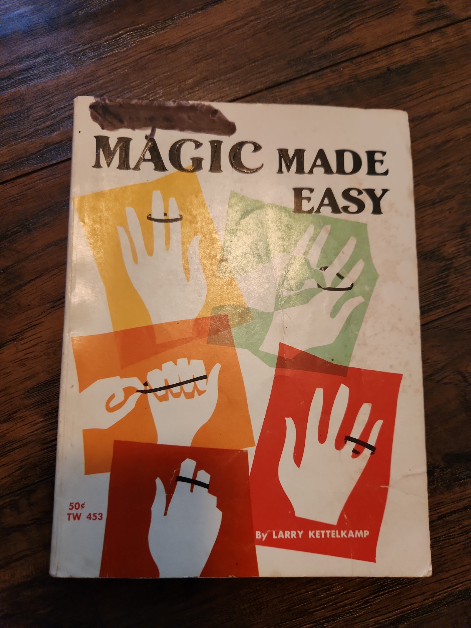 Vintage magic book and toys