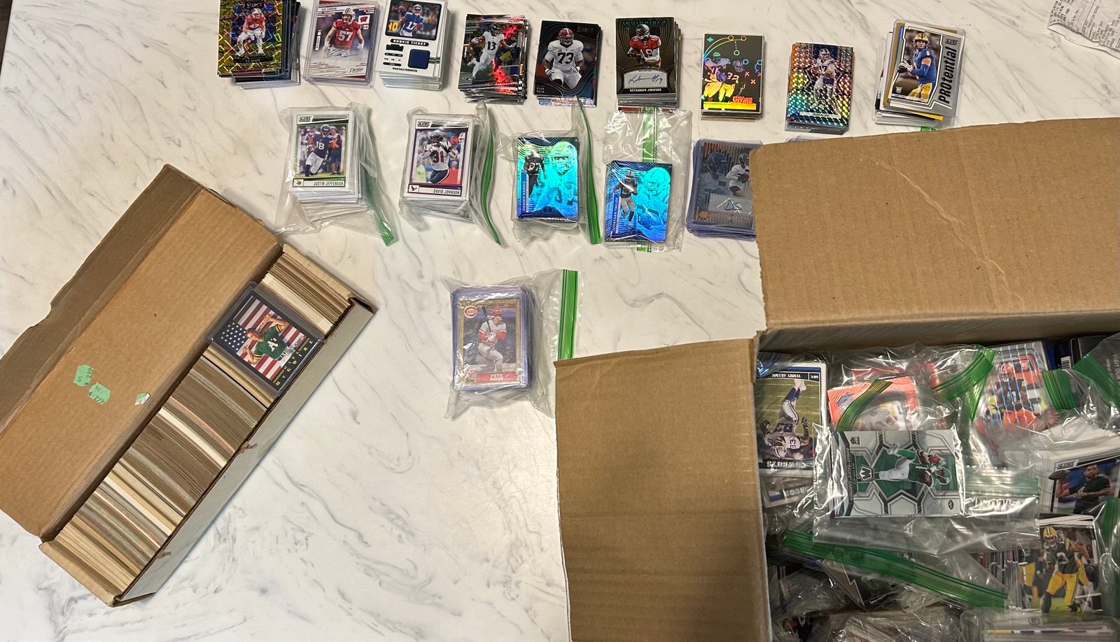 Football/Baseball trading card collection (Make an offer)