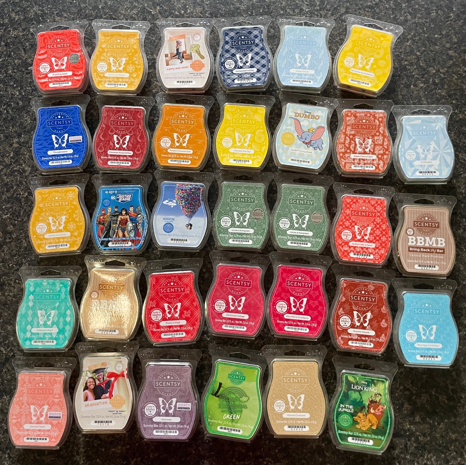 Scentsy Wax Bar Lot