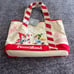Disneyland Resort Chip and Dale Christmas Canvas Bag NWT