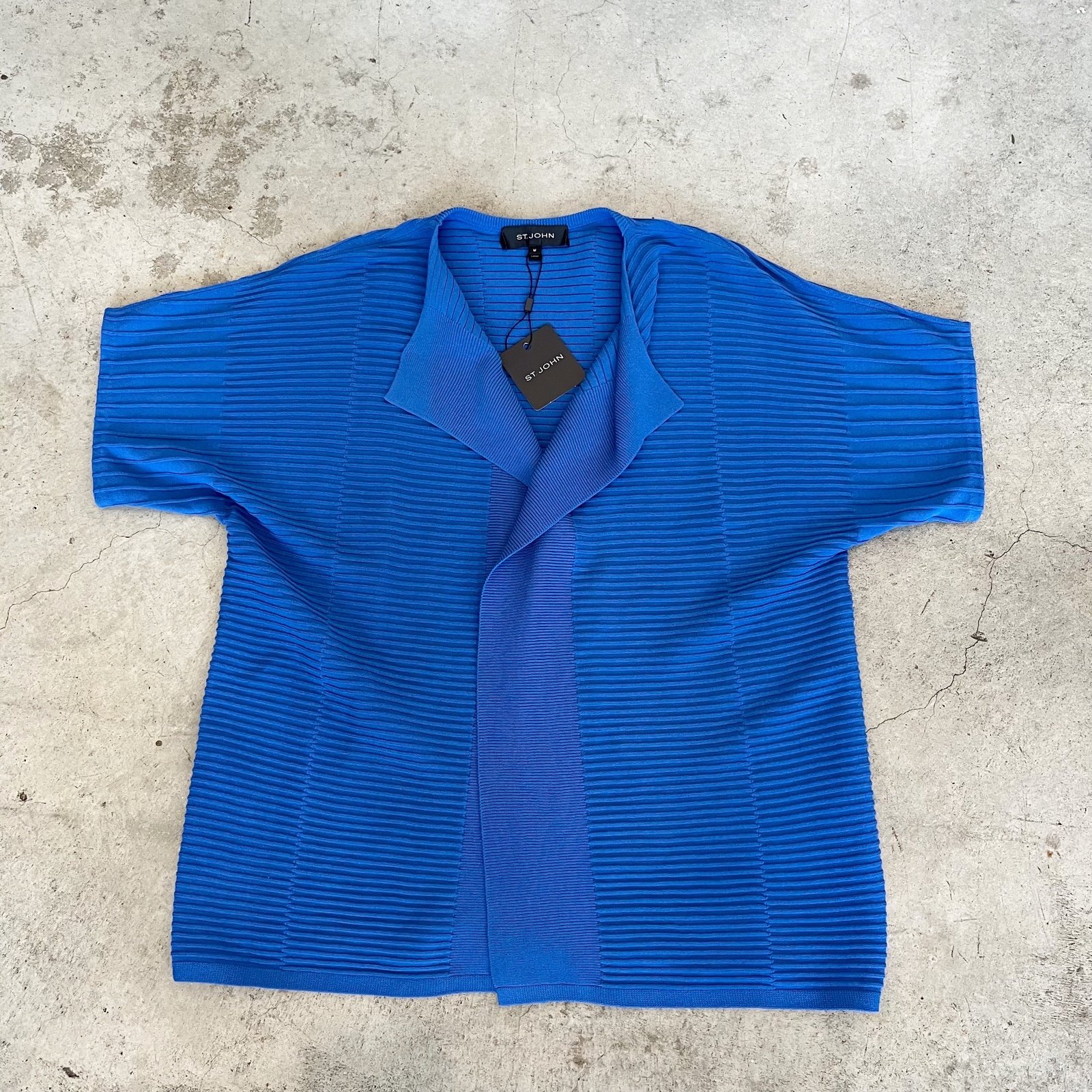 St. John NWT Knit Open Front Cardigan