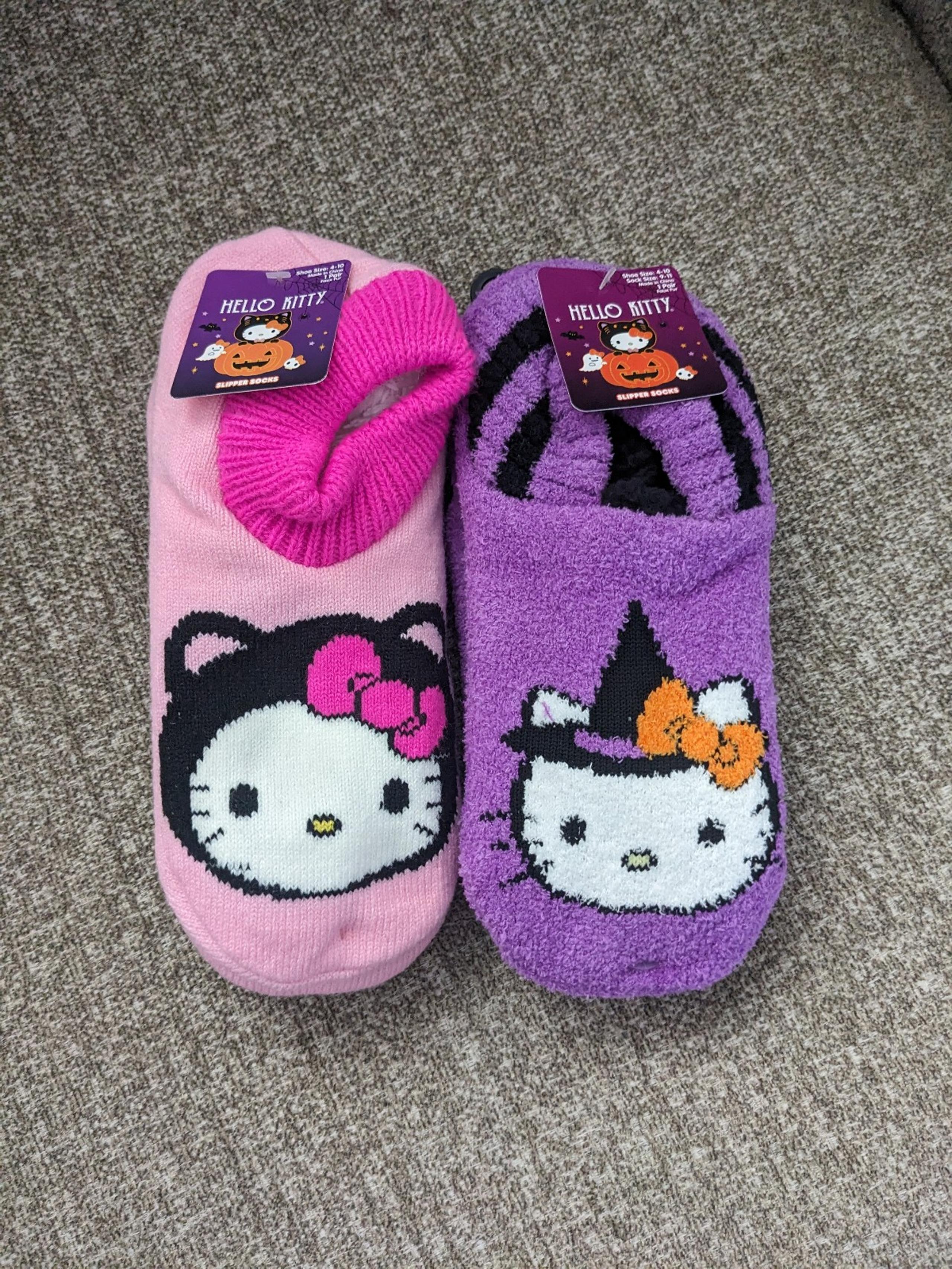 Hello Kitty Halloween Slipper Socks