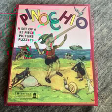 Cute ✨ Made in England ✨ Pinocchio 33-Piece Puzzle Set 6 pieces for ages 6 and up
