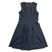 Theory Adison Dress Women's 2 Black Sleeveless Pleated Luxe Wool Blend Pockets