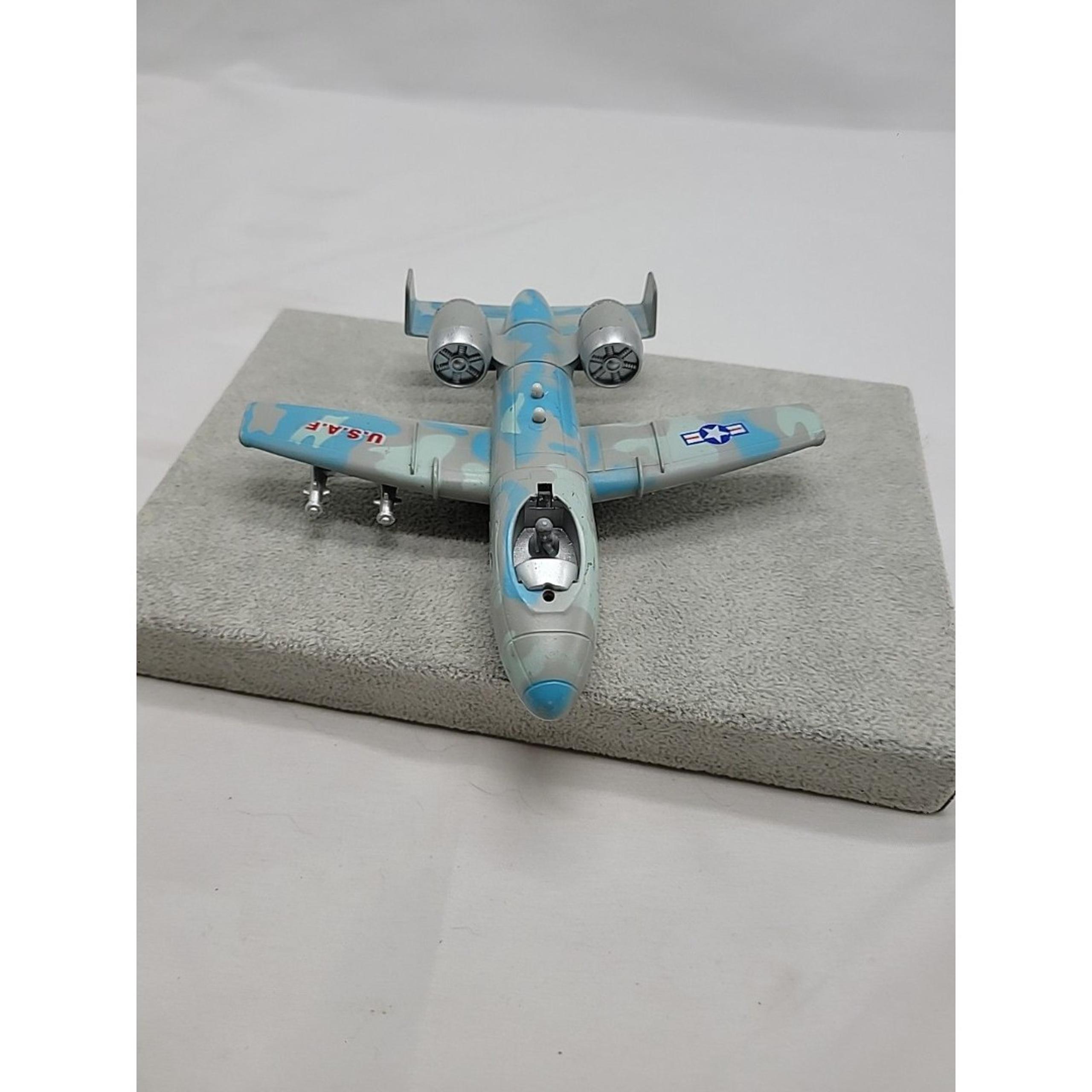 PMT Holdings A-10A Thunderbolt II Jet Friction  Toy 6" Long W/ Lights And Sounds