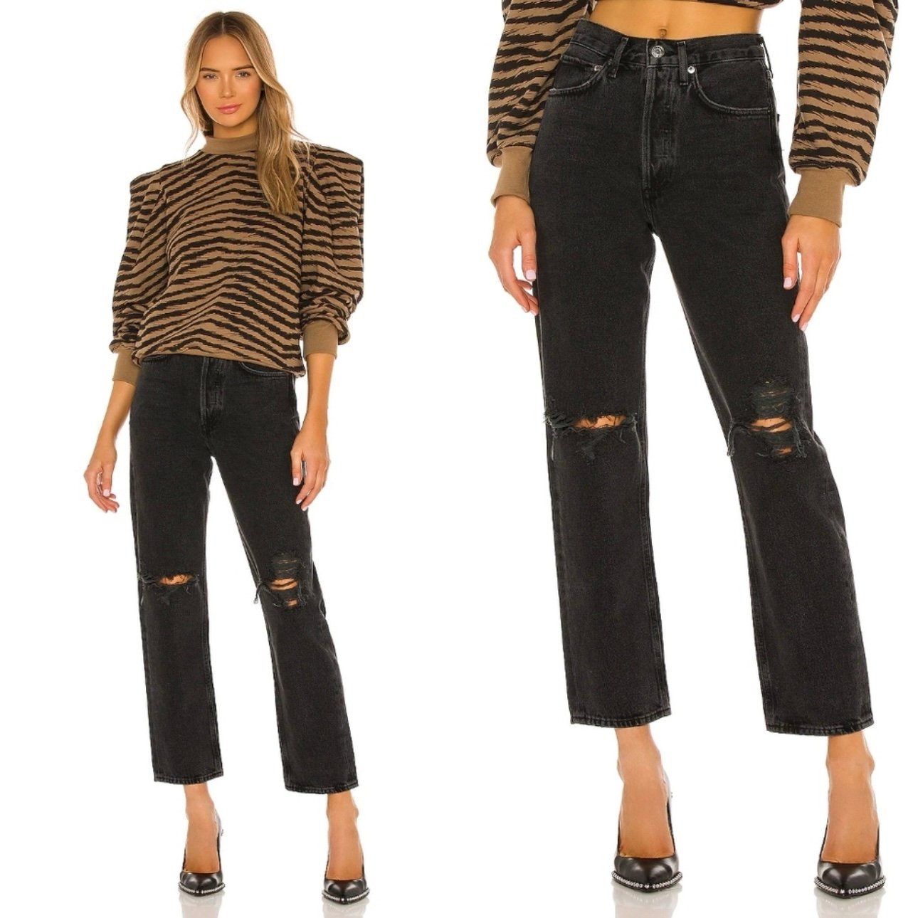 AGOLDE 90’s Jean Mid Rise Loose Fit Smokestack size 27