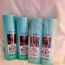 Root Cover Four L'Oréal Magic Root Gray Concealer Spray Dark Brown