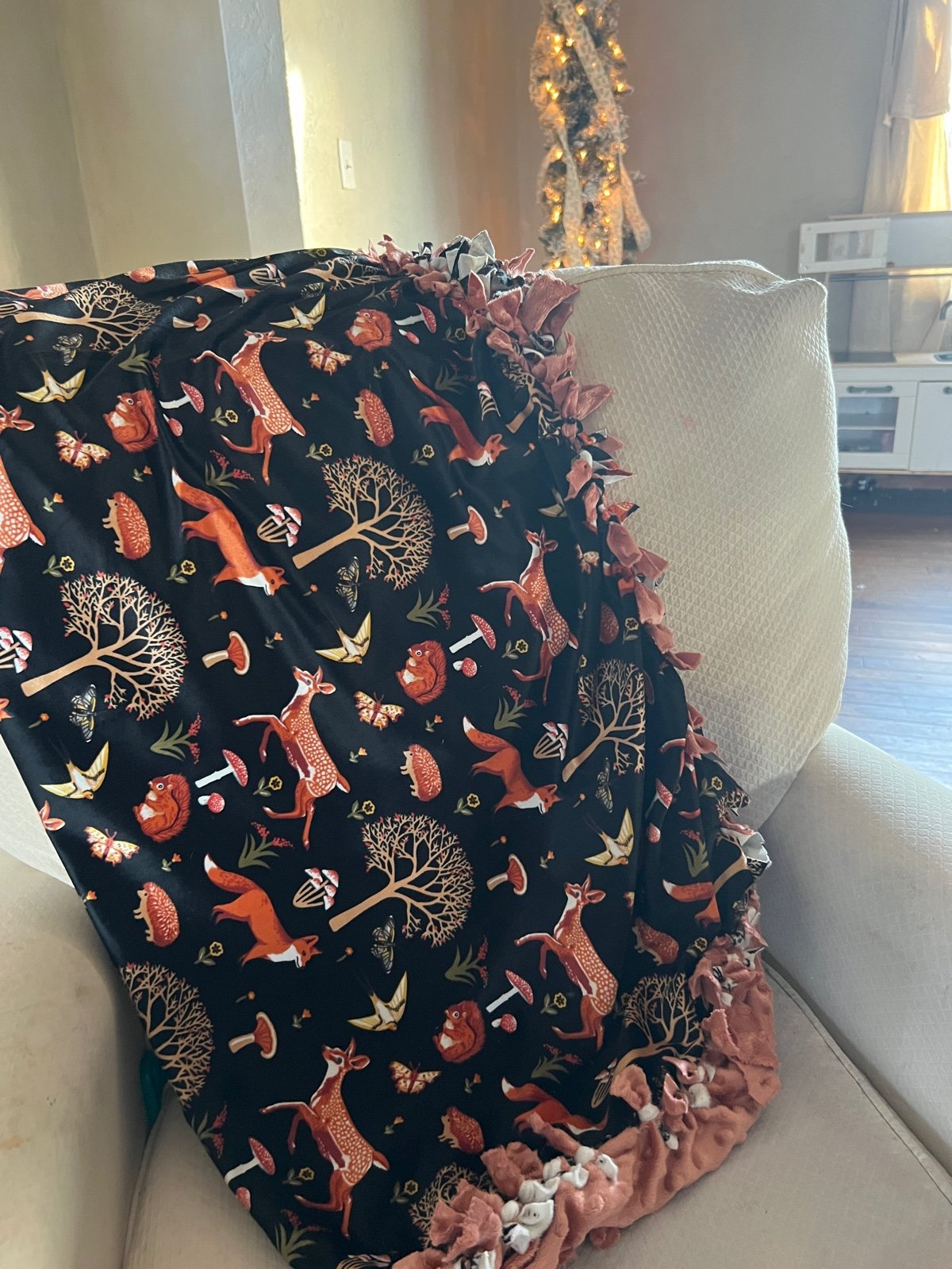 Tie minky blanket