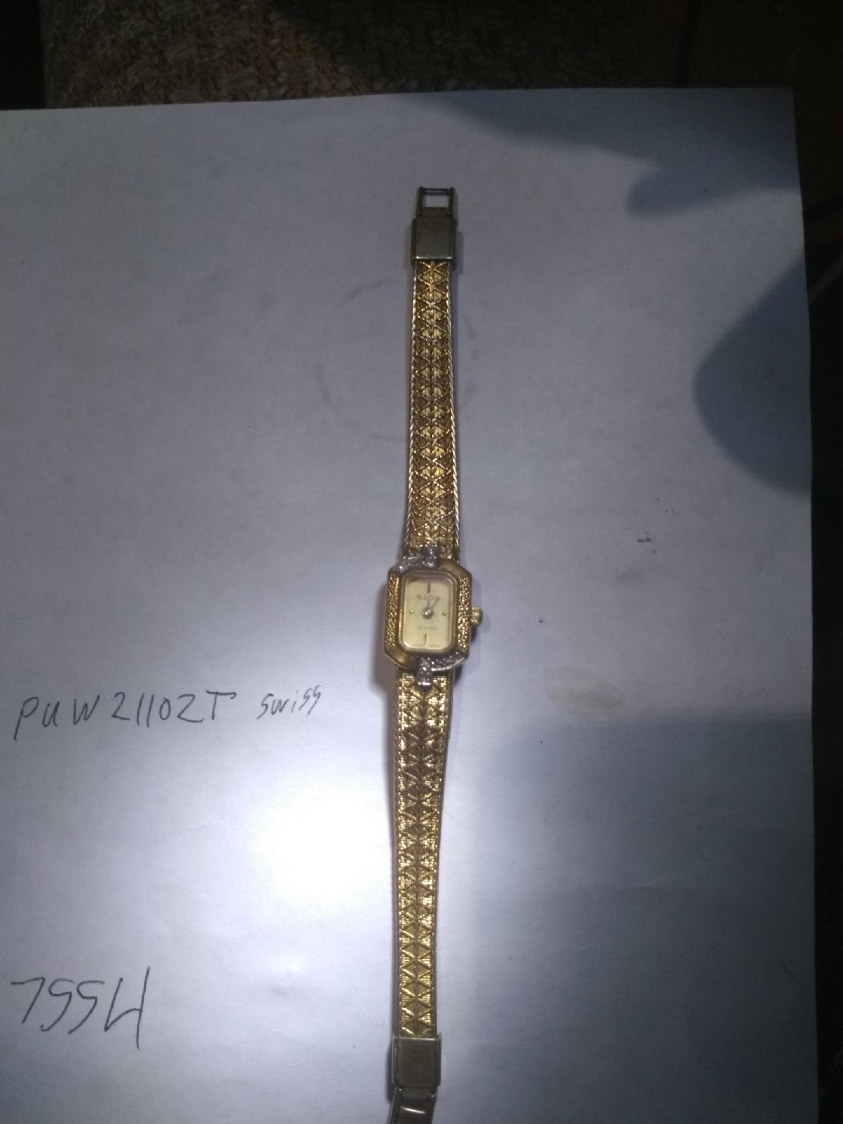 Diamond Bulova watch