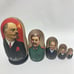 Matryoshka Nesting Dolls Russian Soviet Leaders Set of 5 Hand Painted