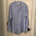 Murano Baird McNutt Men's Light Blue Long Sleeve Linen Shirt Sz 2XT Vacation