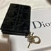 Dior Black Enamel Card Case